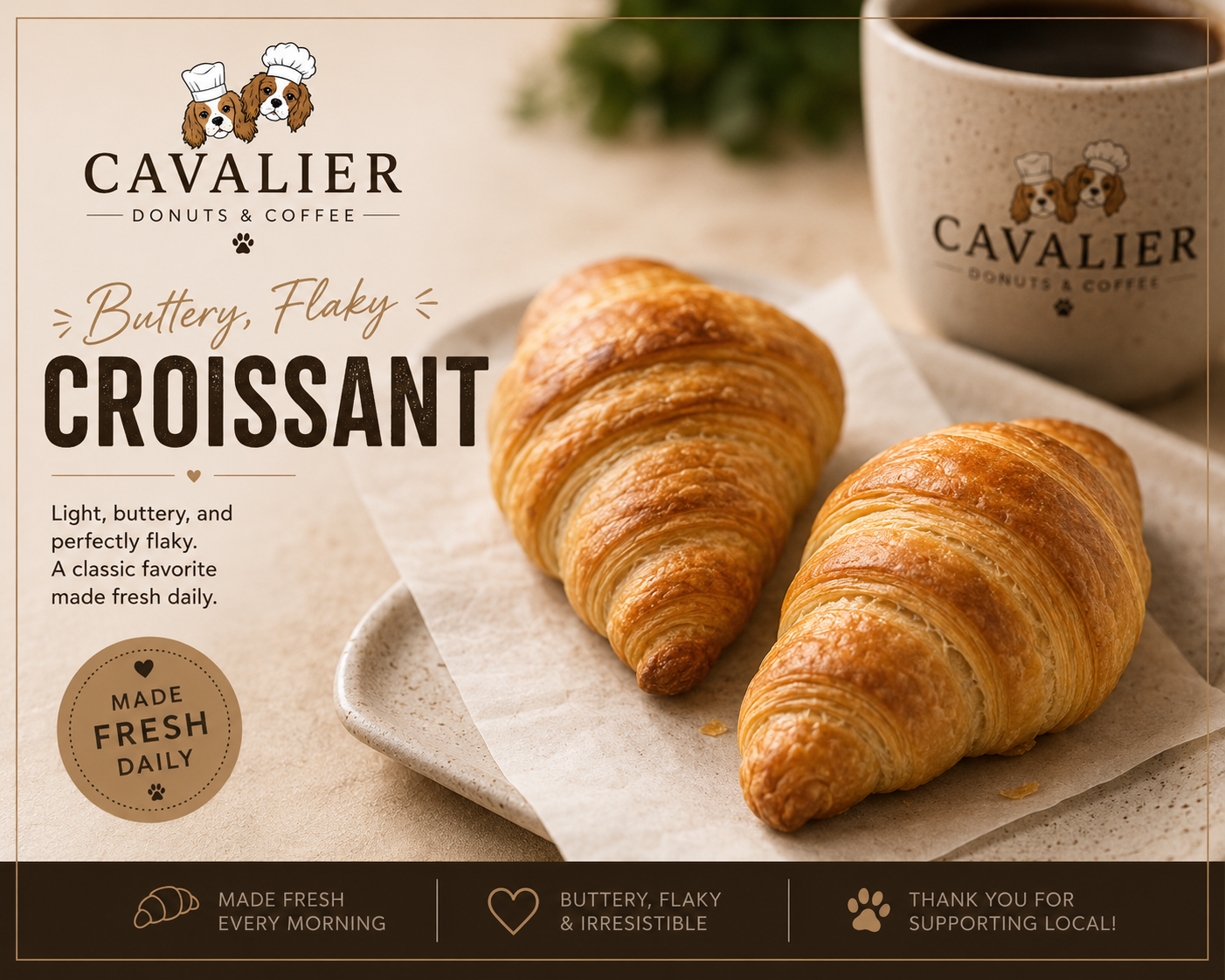 Buttery Croissants