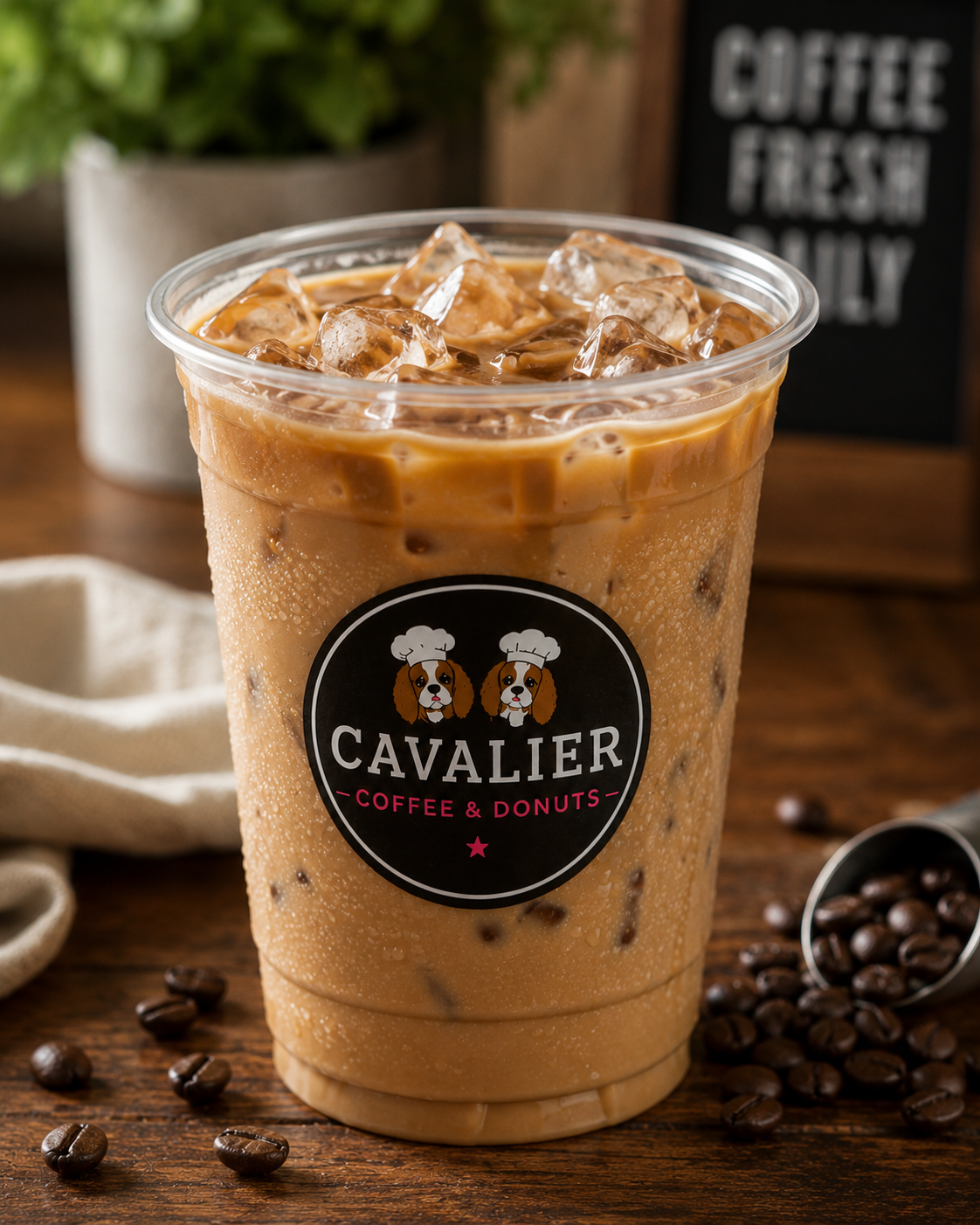16 oz Iced Coffee — Cavalier Donuts & Coffee