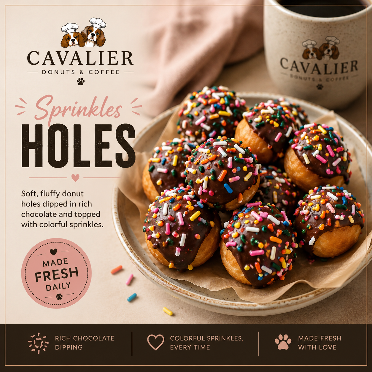 Sprinkles Donut Holes